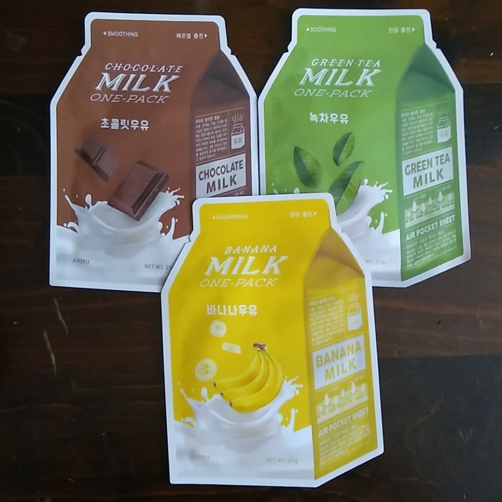Milk Mask 3 Pack! by A'pieu Air Pocket Sheet